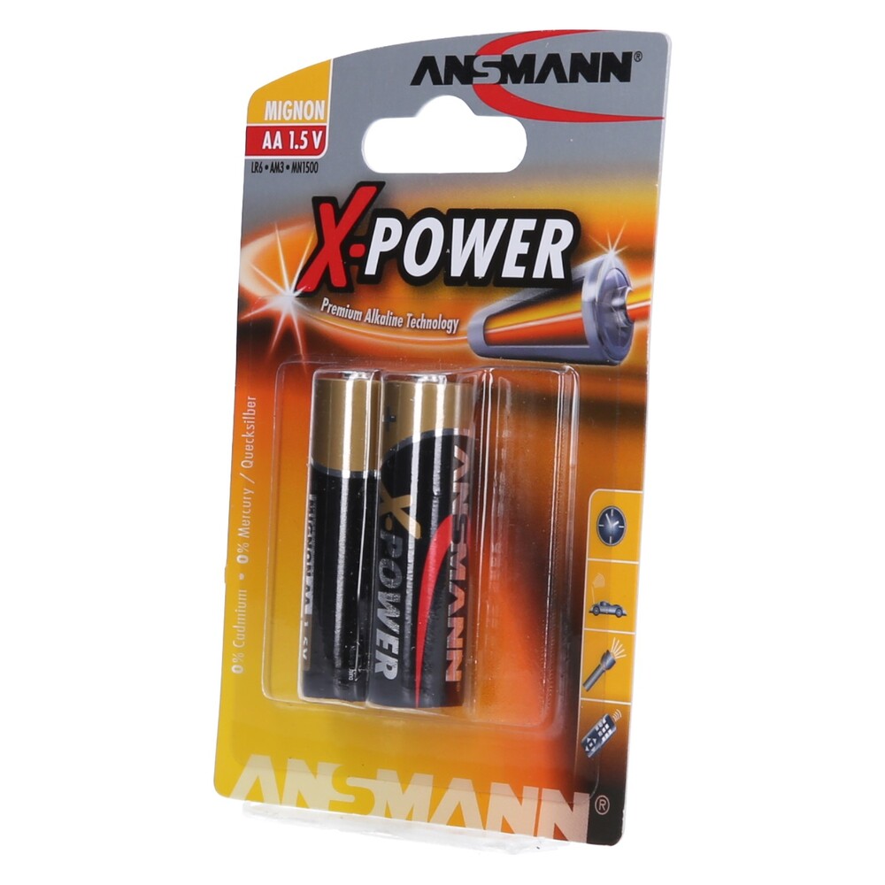 Ansmann X-POWER alkalni baterijski vložek 2xAA