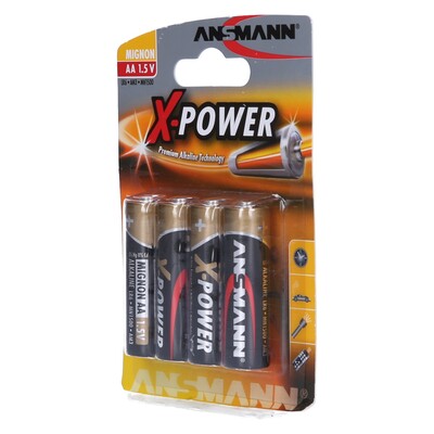 Ansmann X-POWER alkalni baterijski vložek 4xAA