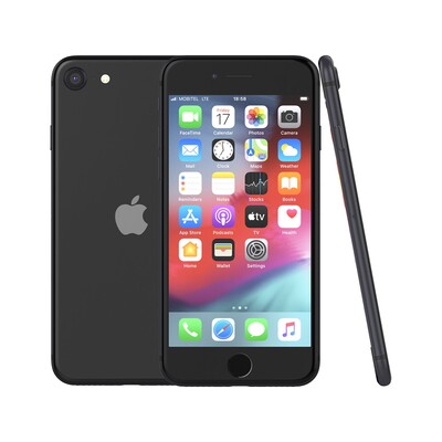 Apple iPhone SE (2020-V2) 128 GB črna