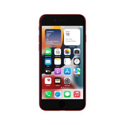 Apple iPhone SE (2022) 128 GB rdeča