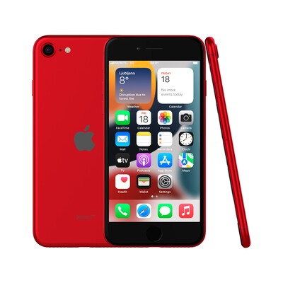 Apple iPhone SE (2022) 64 GB rdeča
