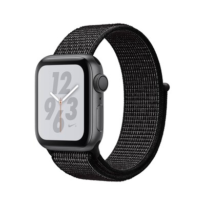 Apple iPhone XR in pametna ura Watch Nike+ Series 4 GPS 40mm Nike Sport Loop (MU7G2BS/A) 128 GB črna