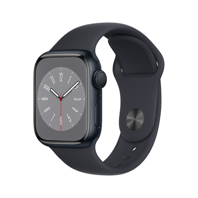 Apple Pametna ura Watch Series 8 GPS 41mm Sport Band 41 mm črna s črnim paščkom SB