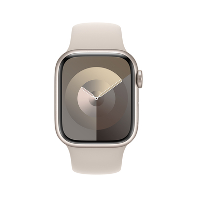 Apple Pametna ura Watch Series 9 GPS 41mm Sport Band (MR8T3QH/A) S/M bela alu z belim paščkom SB