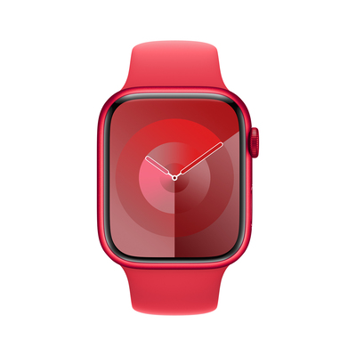 Apple Pametna ura Watch Series 9 GPS 45mm Sport Band (MRXJ3QH/A) S/M rdeča alu z rdečim paščkom SB