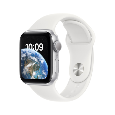 Apple Pametna ura Watch Series SE GPS 40mm Sport Band (MNJV3BS/A) 40 mm srebrna z belim paščkom SB