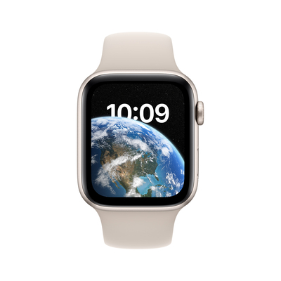 Apple Pametna ura Watch Series SE GPS 44mm Sport Band 44 mm bela alu z belim paščkom SB