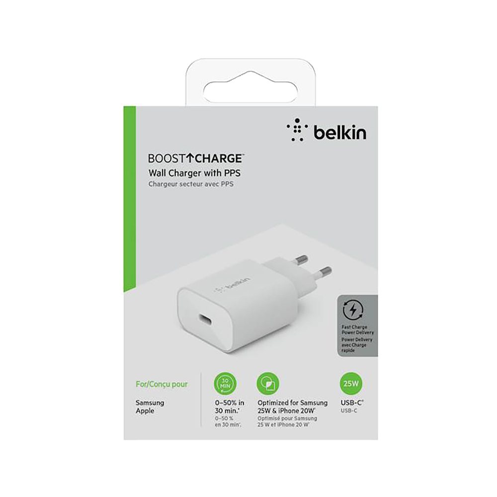 Belkin Adapter USB-C 25W (WCA004VFWH)