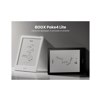 BOOX E-bralnik Poke4 Lite bela