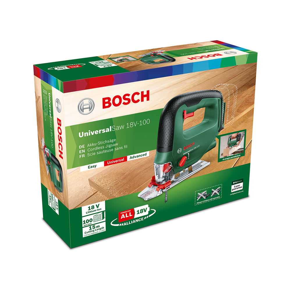 Bosch Akumulatorska vbodna žaga UniversalSaw 18V-100