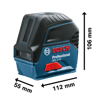 Bosch Kombinirani laser GCL 2-15 + RM 1 (0601066E00) modra
