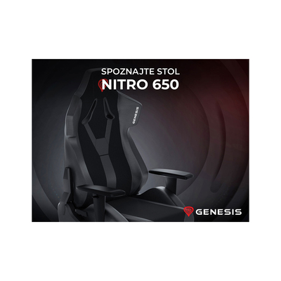 Genesis Gamerski stol NITRO 650 črna