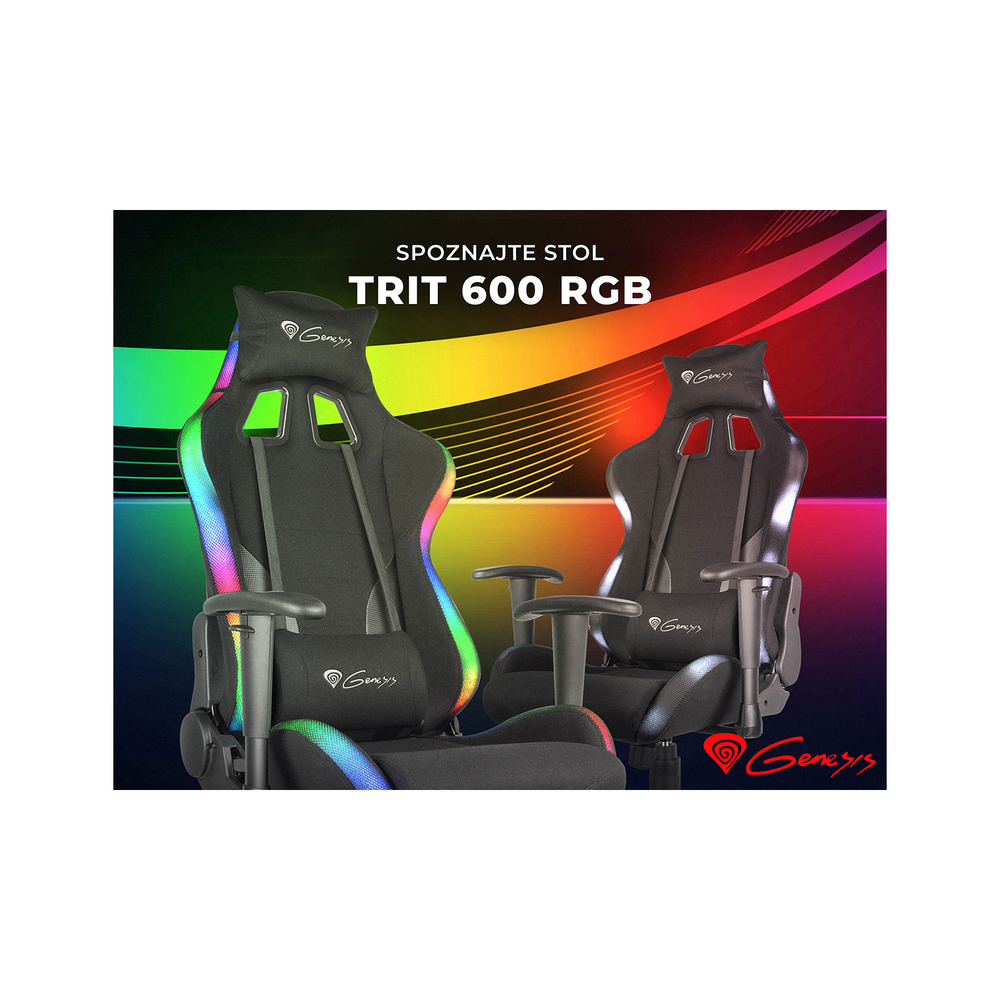Genesis Gamerski stol TRIT 600 RGB