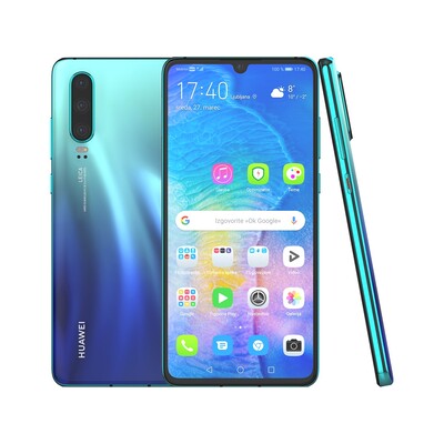 Huawei P30 128 GB modra