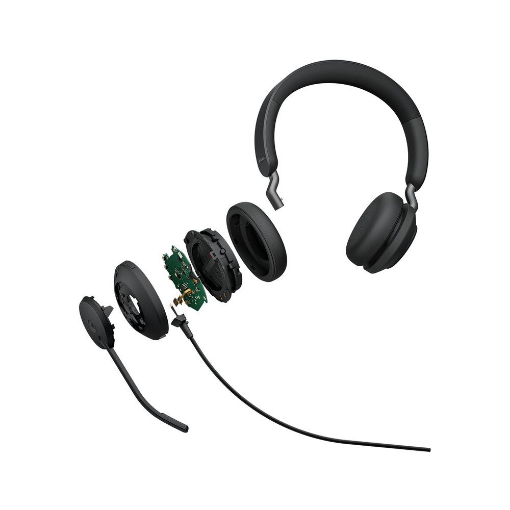 Jabra Naglavne slušalke Evolve2 40 MS Duo USB-A