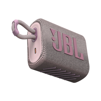 JBL Prenosni vodotesni zvočnik GO 3 roza