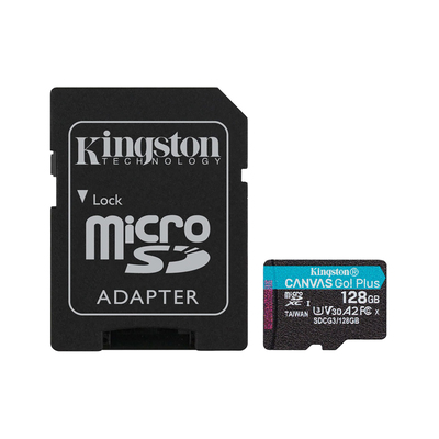 Kingston Spominska kartica Canvas Go Plus 128 GB