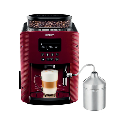 Krups Avtomatski kavni aparat za Espresso Essential EA816570 rdeča