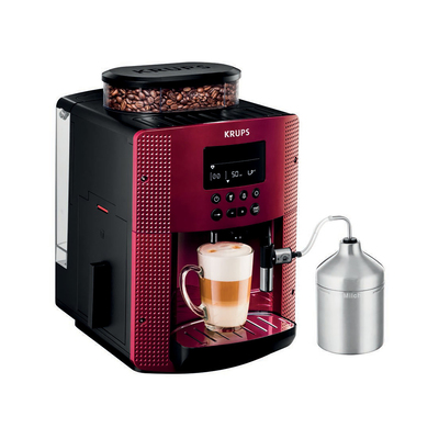 Krups Avtomatski kavni aparat za Espresso Essential EA816570 rdeča