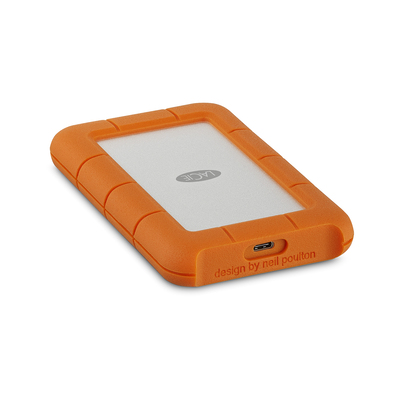 LaCie Prenosni disk Rugged USB-C (STFR1000800) 1 TB oranžno-srebrna