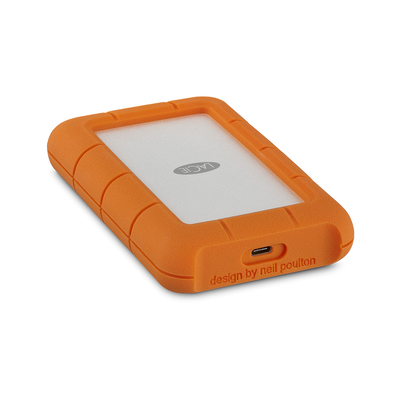LaCie Prenosni disk Rugged USB-C (STFR2000800) 2 TB oranžno-srebrna
