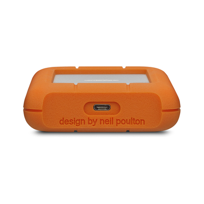 LaCie Prenosni disk Rugged USB-C (STFR4000800) 4 TB oranžno-srebrna