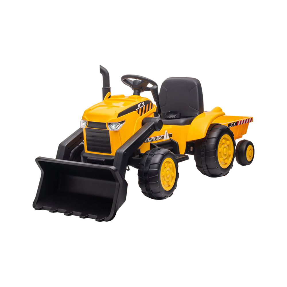 Lean Toys Otroški traktor-bager na akumulator S617