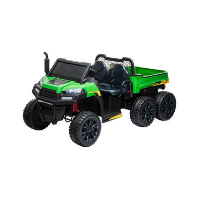 Lean Toys Otroški traktor na akumulator Farmer 800W zelena