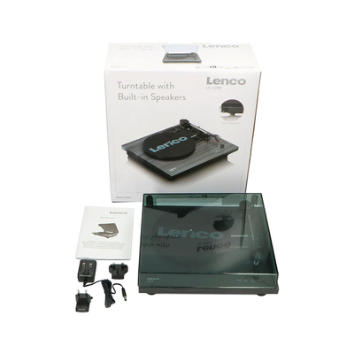 Lenco Gramofon LS-10BK črna-les