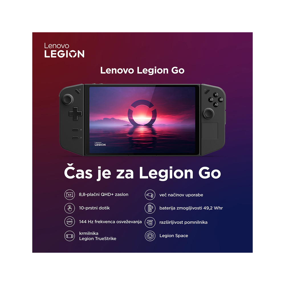 Lenovo Igralna konzola Legion GO (83E1001JSC)