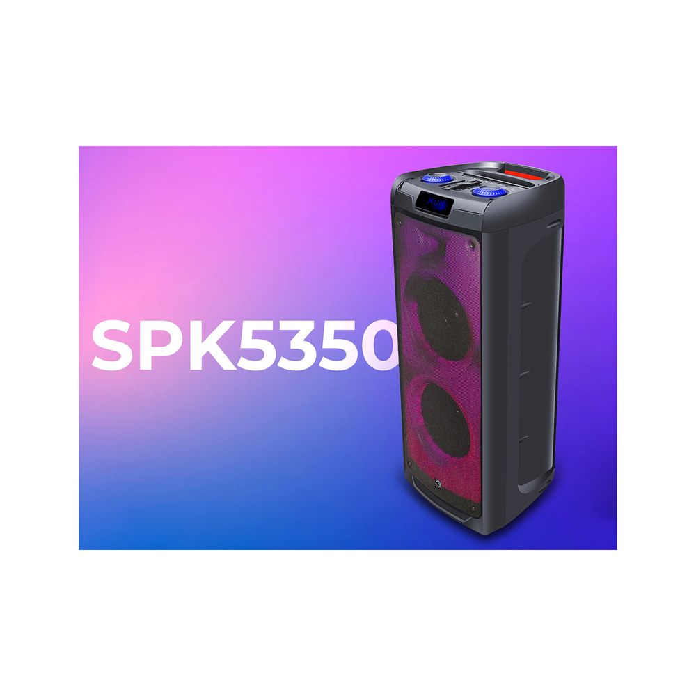 MANTA Prenosni bluetooth karaoke zvočnik SPK5350 Flame