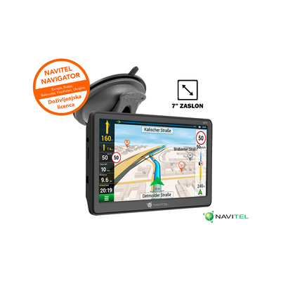 NAVITEL GPS navigacija E707 Magnetic črna