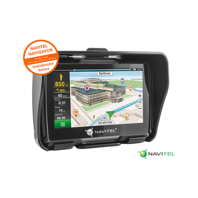 NAVITEL GPS navigacija G550 MOTO (DVR-NAVI-G550) črna
