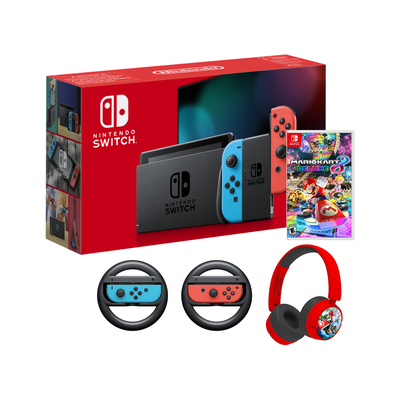 Nintendo Igralna konzola Switch Joy-Con in Super Mario dodatki rdeče-modra