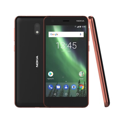 Nokia 2 bakreno črna