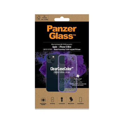 PanzerGlass Silikonski ovoj s steklom na zadnji strani roza