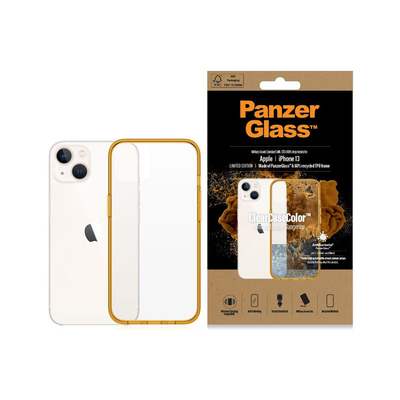 PanzerGlass Silikonski ovoj s steklom na zadnji strani oranžna