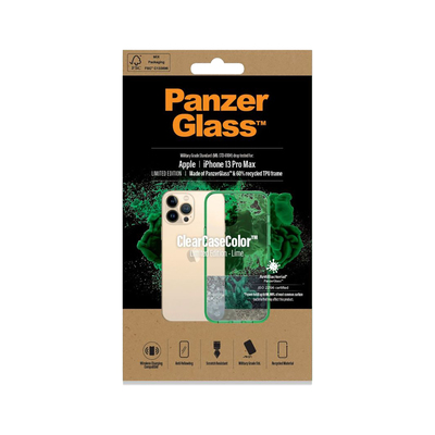 PanzerGlass Silikonski ovoj s steklom na zadnji strani zeleno-rumena