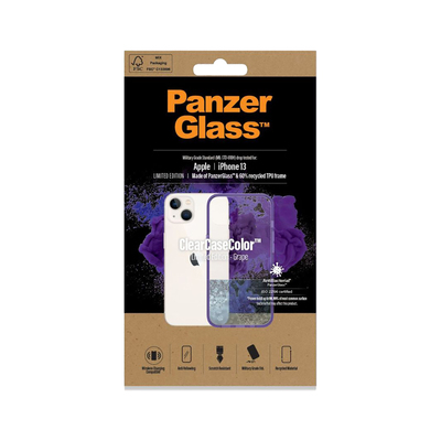 PanzerGlass Silikonski ovoj s steklom na zadnji strani roza