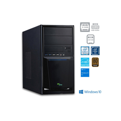 PCplus e-office i5-8400 Windows 10 Pro črna
