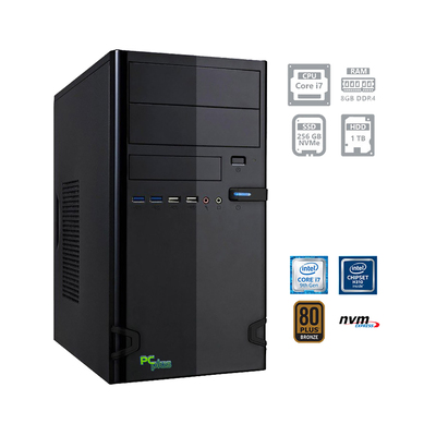 PCplus e-office i7-9700 črna