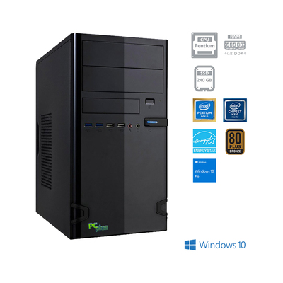 PCplus Family G5400 Windows 10 Pro črna