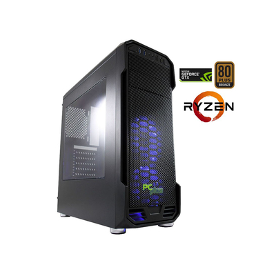 PCplus Gamer AMD R5 1400 GTX1050 črna