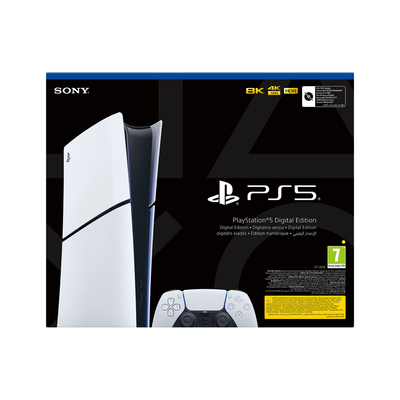 PlayStation 5 verzija Slim Digital bela