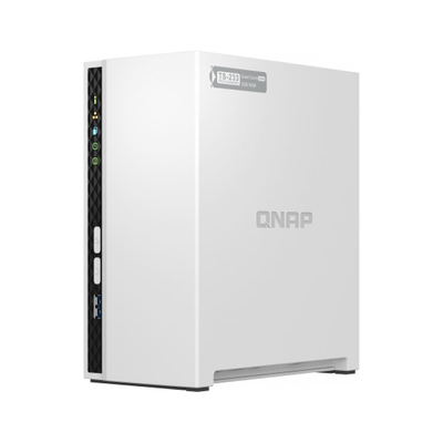 QNAP NAS strežnik za 2 diska QNPNS-TS-233 bela