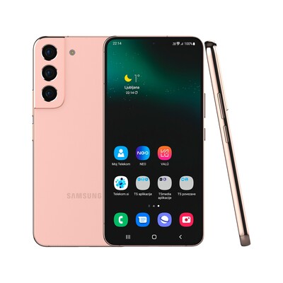 Samsung Galaxy S22 5G 256 GB rožnato zlata