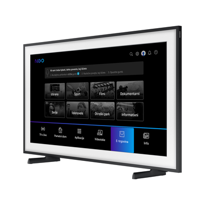 Samsung QLED Frame TV QE43LS03AAUXXH 4K črna