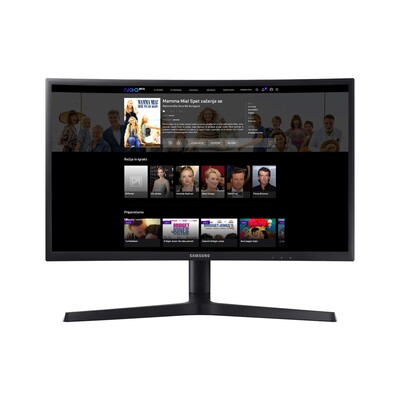 Samsung Ukrivljen gaming monitor C27FG73FQU črna