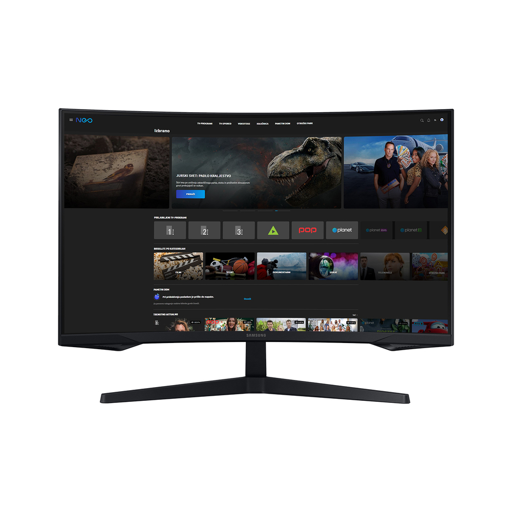 Samsung Ukrivljen gaming monitor Odyssey C32G55TQBU