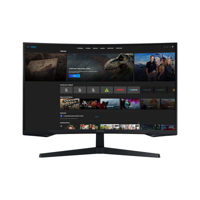 Samsung Ukrivljen gaming monitor Odyssey C32G55TQBU črna